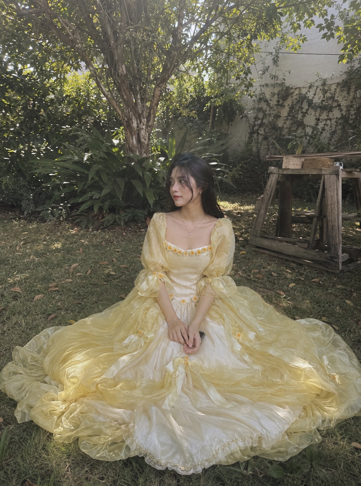 Golden Garden dress
